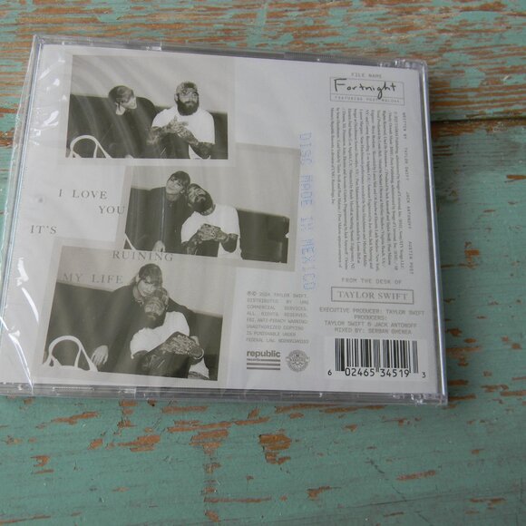 NEW SEALED TAYLOR SWIFT POST MALONE FORTNIGHT CD 2024 - Picture 2 of 2